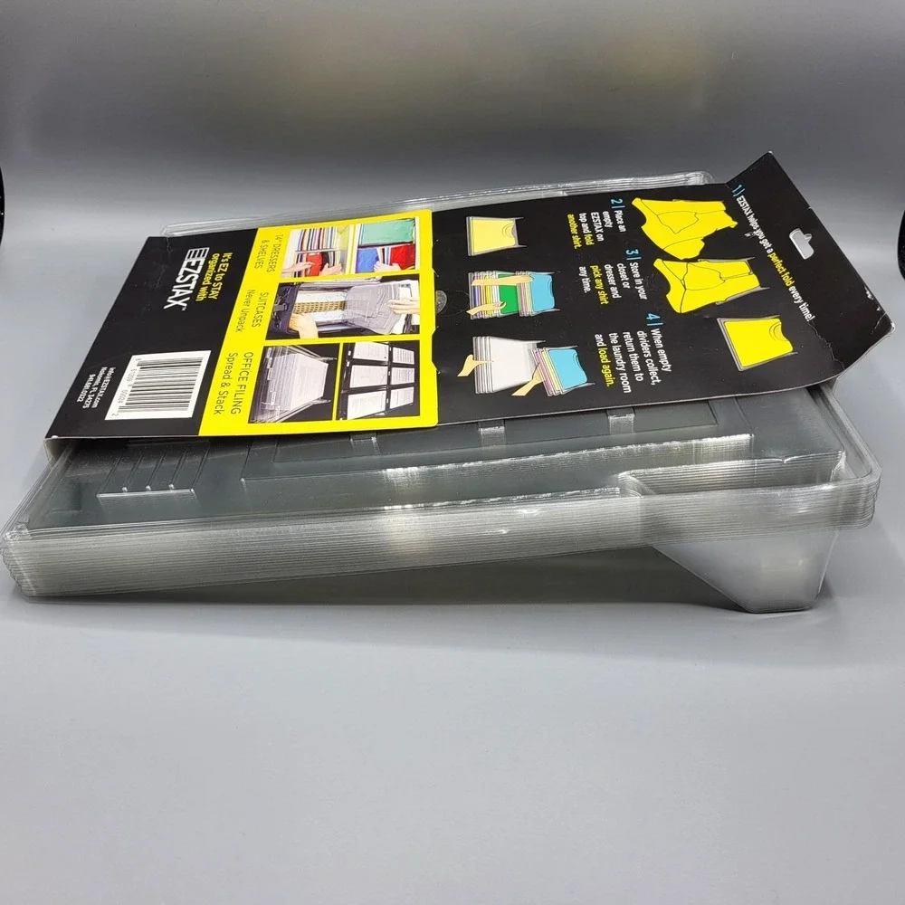 Ezstax T-Shirt Organizing System 18-Pack For Closet Dresser Suitcase Or Office